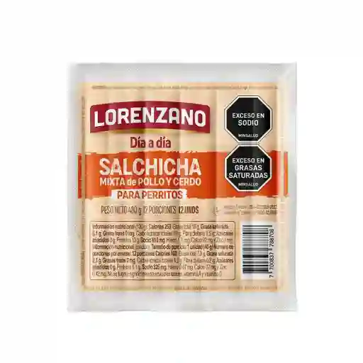 Lorenzano Salchicha Perro Cerdo Pollo