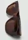 Gafas de Sol Musie Chocolate Talla 99 Mujer Mango