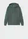 Sudadera Bowie Verde Talla Xxl Hombre Mango