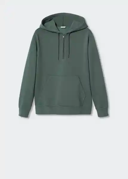 Sudadera Bowie Verde Talla Xxl Hombre Mango