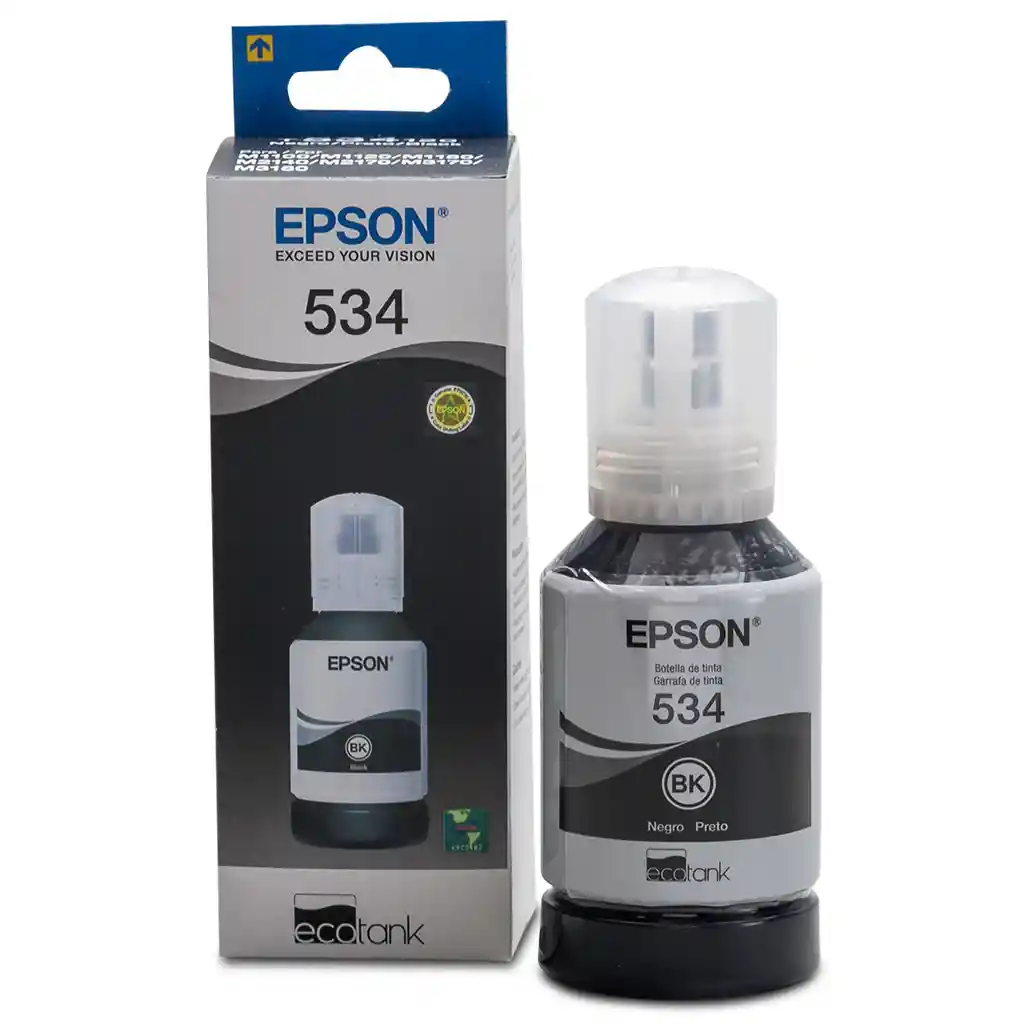 Epson Botella De Tinta 534 Negra