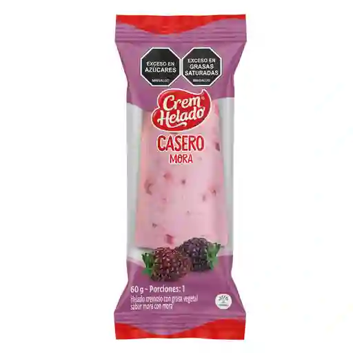 Helado Casero Crem Helado Mora