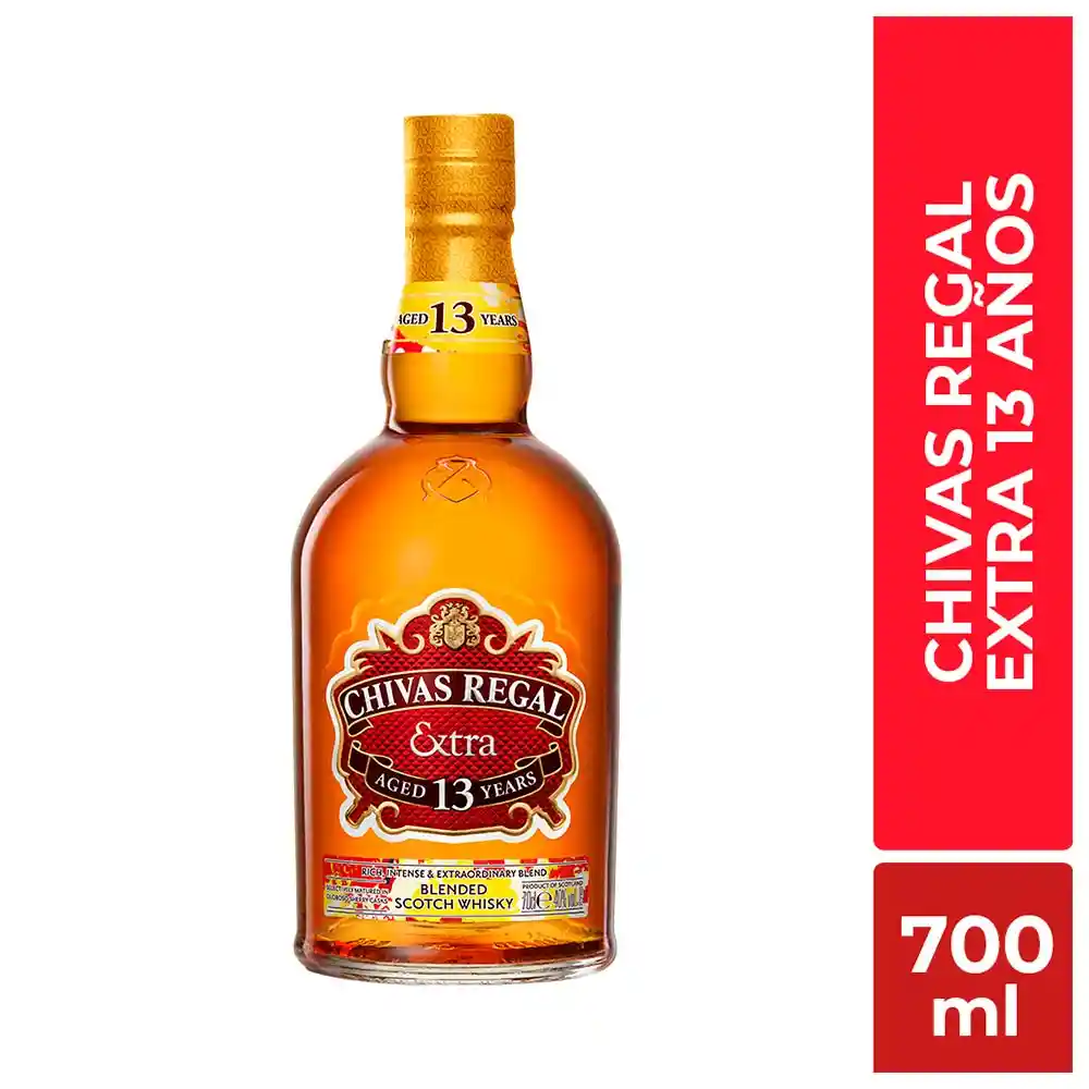 Chivas Regal Whisky Blended Scotch Extra 13 Años
