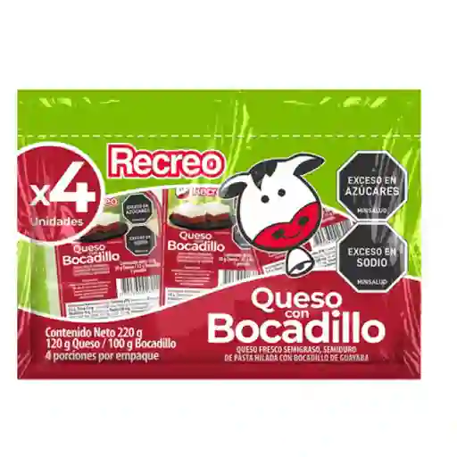 Recreo Queso Semiduro Bdillo Guayaba