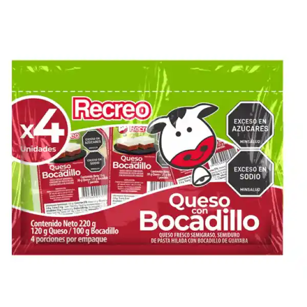 Recreo Queso Semiduro Bdillo Guayaba