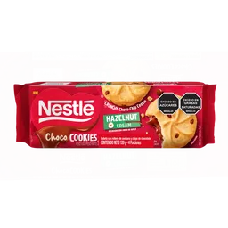 Nestlé Choco Cookies Galleta Rellenas de Avellana y Chips 120 g