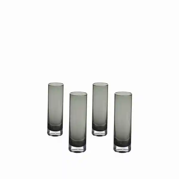 Set Copa Tequila Gris 60 mL Ambiente Gourmet