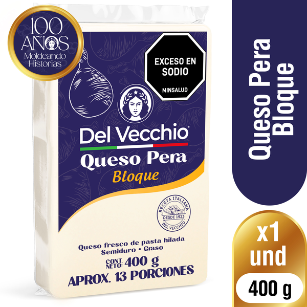 Del Vecchio Queso Pera Bloque 400 g
