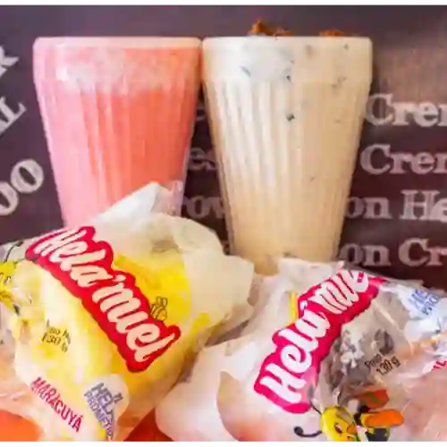 Combo-2 Malteadas Oreo + 2 Helados Caser