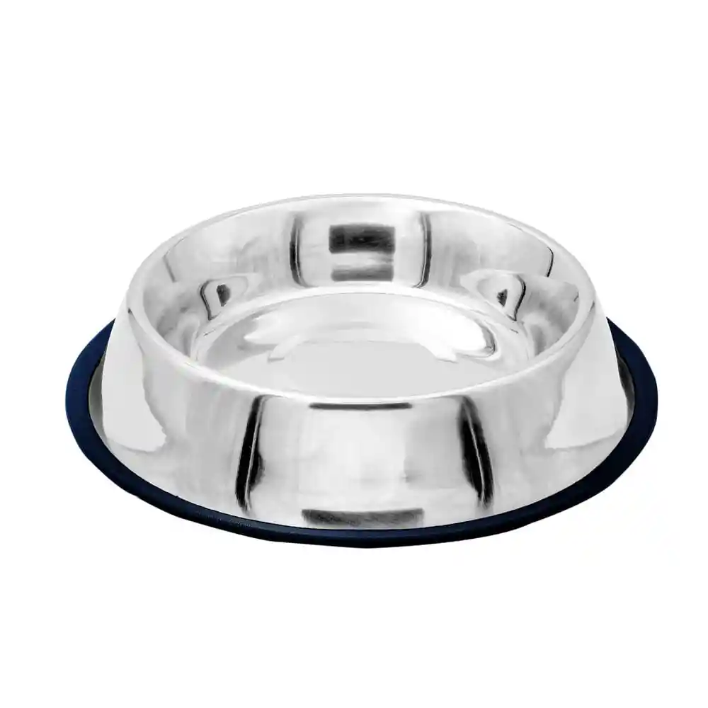 Plato Acero Inoxidable Pets Fun
