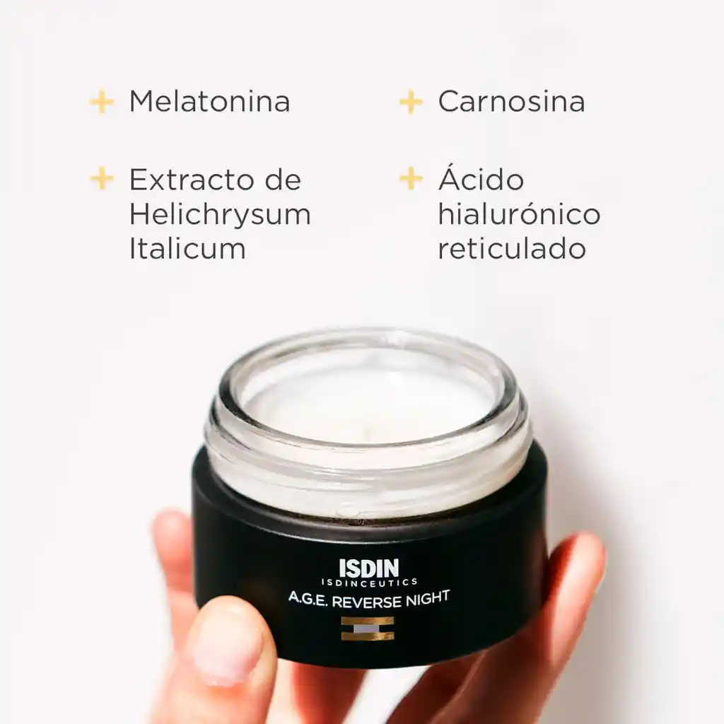 Isdin Crema Reparadora de Noche Melatonina y Carnosina