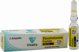 Vitalis Dexametasona Fosfato Solución Inyectable (4 mg)