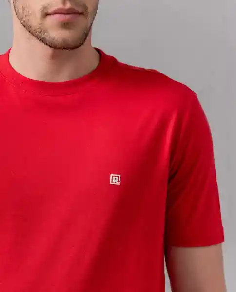 Camiseta Hombre Rojo M 100F101_ROJ191555 Rifle