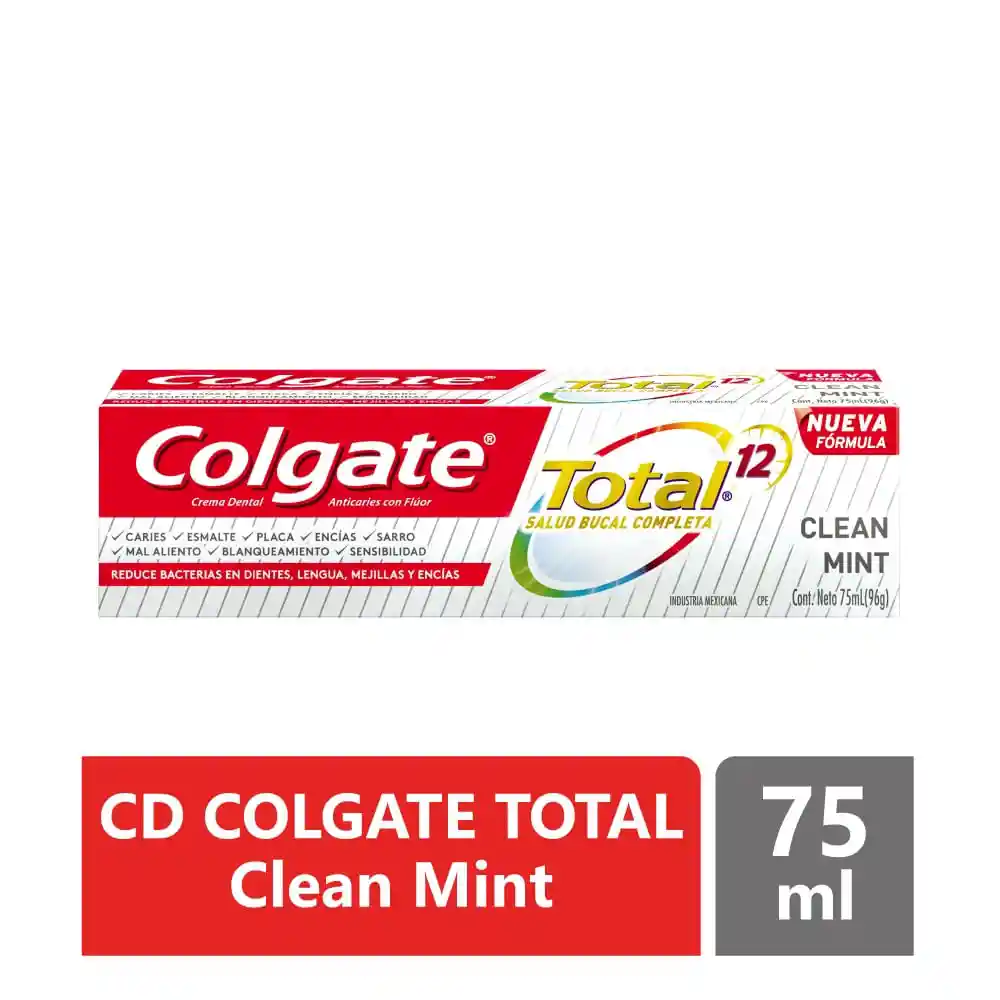 Colgate Crema Dental Total 12 Professional Clean Mint