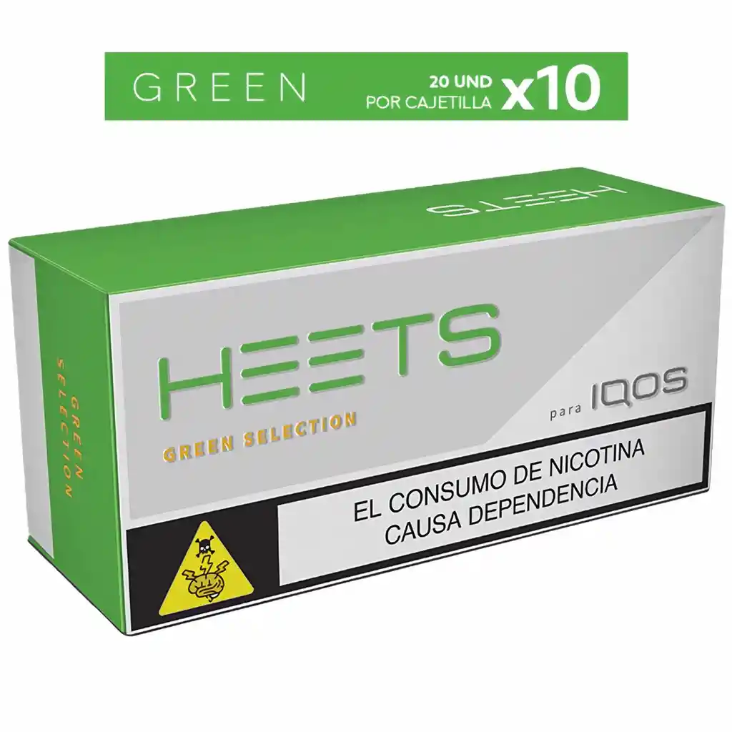 Heets Green Selection X Cartón