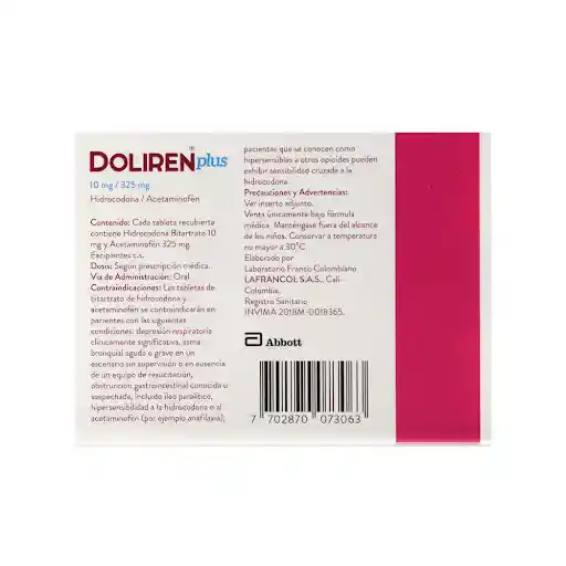 Doliren (325 mg)