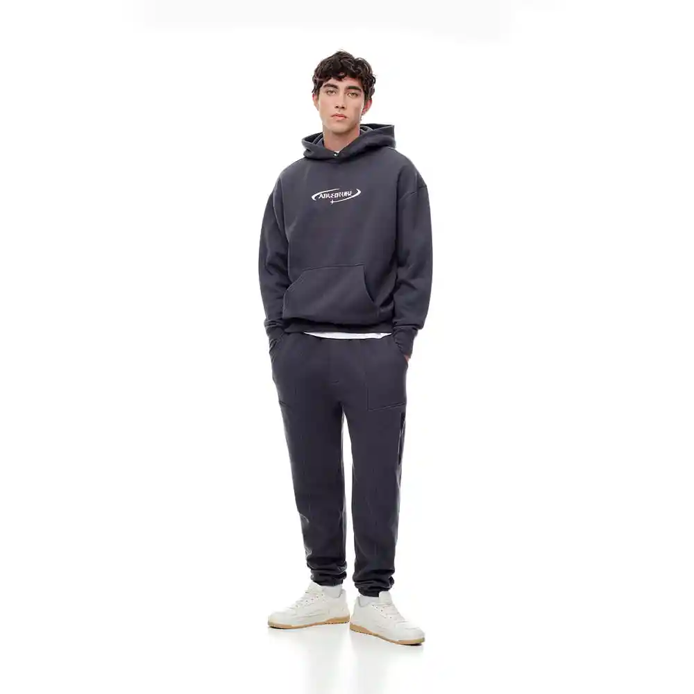 Pantalon Jogger Semi Ajustado Con Bolsillos Masculino Patury Gef