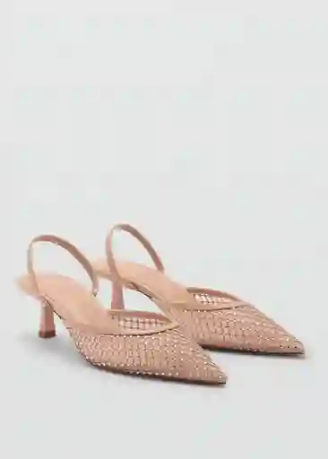 Zapatos Greta Nude Talla 38 Mujer Mango