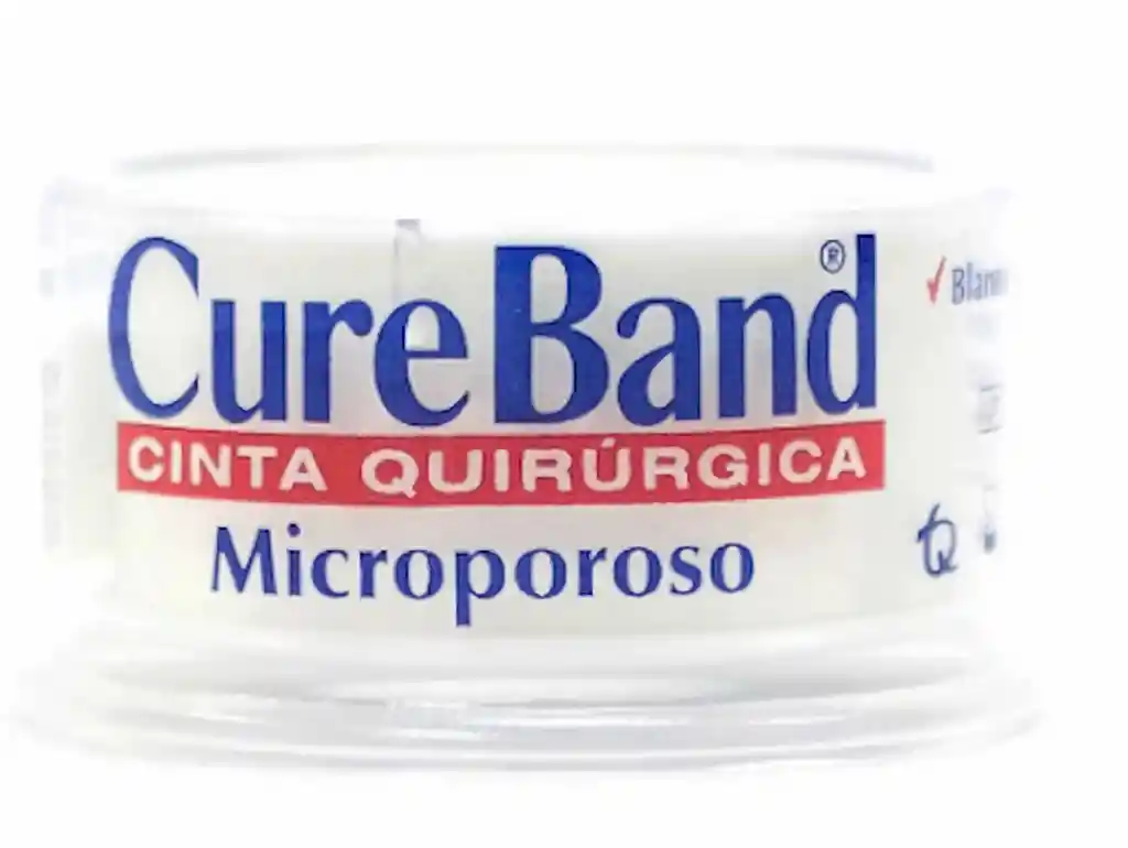 Cure Band Micropore Blanco 1/2 X 3 Yardas 1 Und