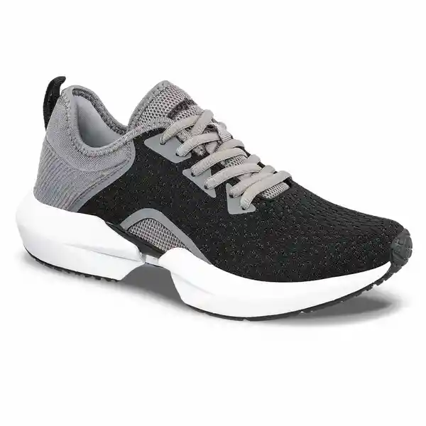 Croydon Tenis Viz Para Mujer Negro y Gris Talla 38