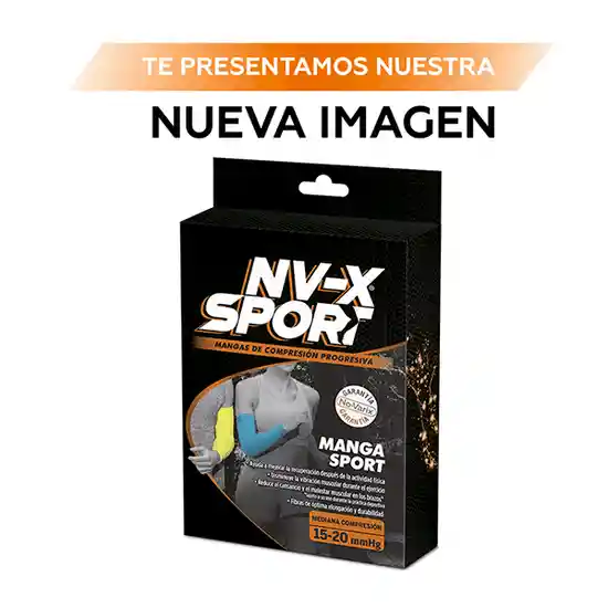 NV-X Sport Manga Deportiva 15-20 mm/hg Acid Green S