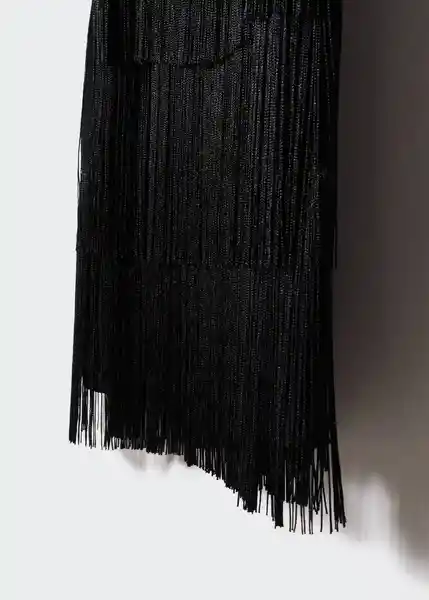 Vestido Charles Negro Talla S Mujer Mango