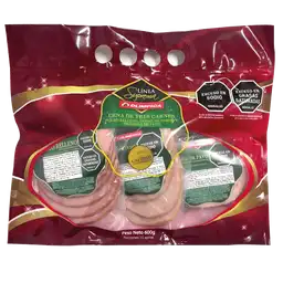Cena Tres Carnes Pollo- Pavo- Pernil Presentaciones de 200 G 5 Porciones 2 Salsas C/u