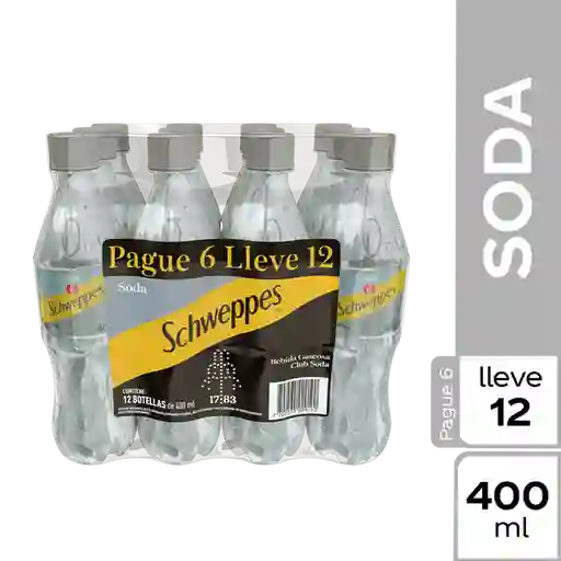 Schweppes Gaseosa Club Soda