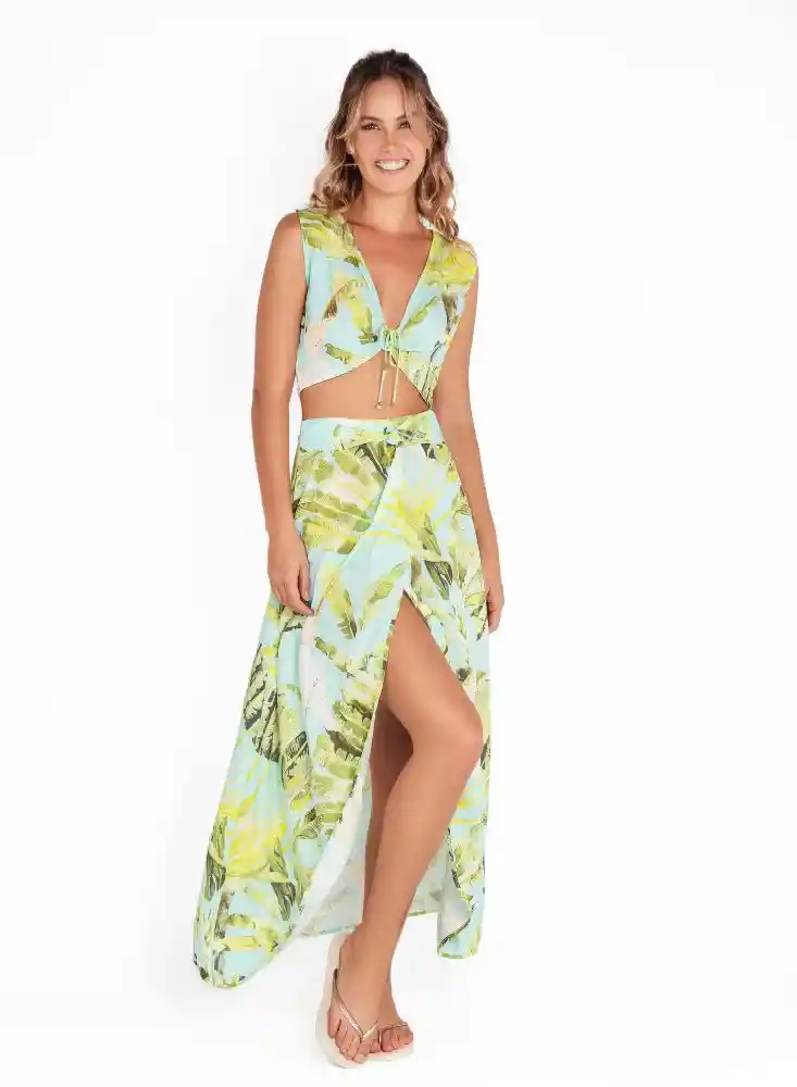 Crop Top Sin Mangas L-verdement