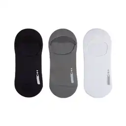 Medias Deportivas Tipo Baletas Masculino Yaku Masc X3 Punto Blanco Talla 10-12