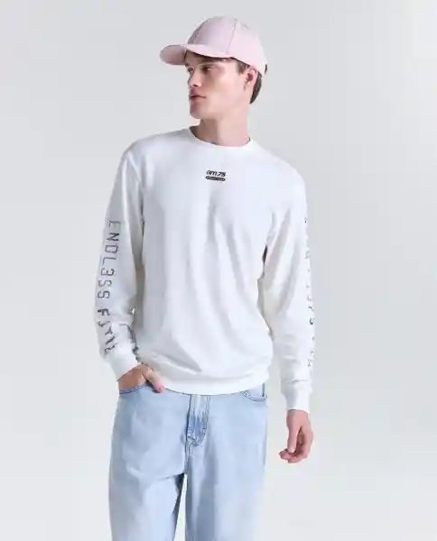 Camiseta Hombre Crudo Talla XXL 849G013_CRU110606 Americanino