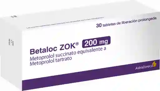 Betaloc Satrazeneca Zok 200Mg X 30 Tabletas
