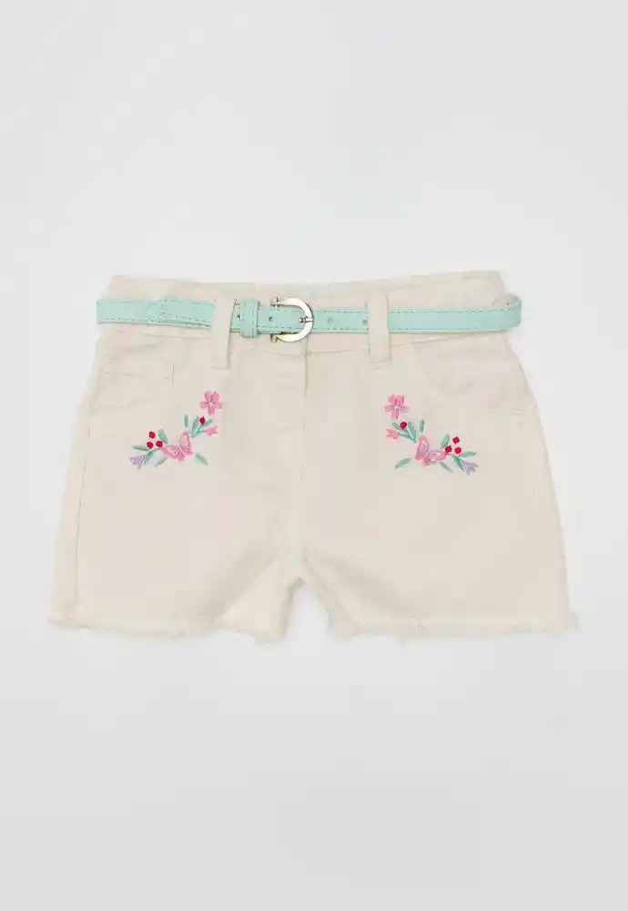 Short 9/12meses-ivory