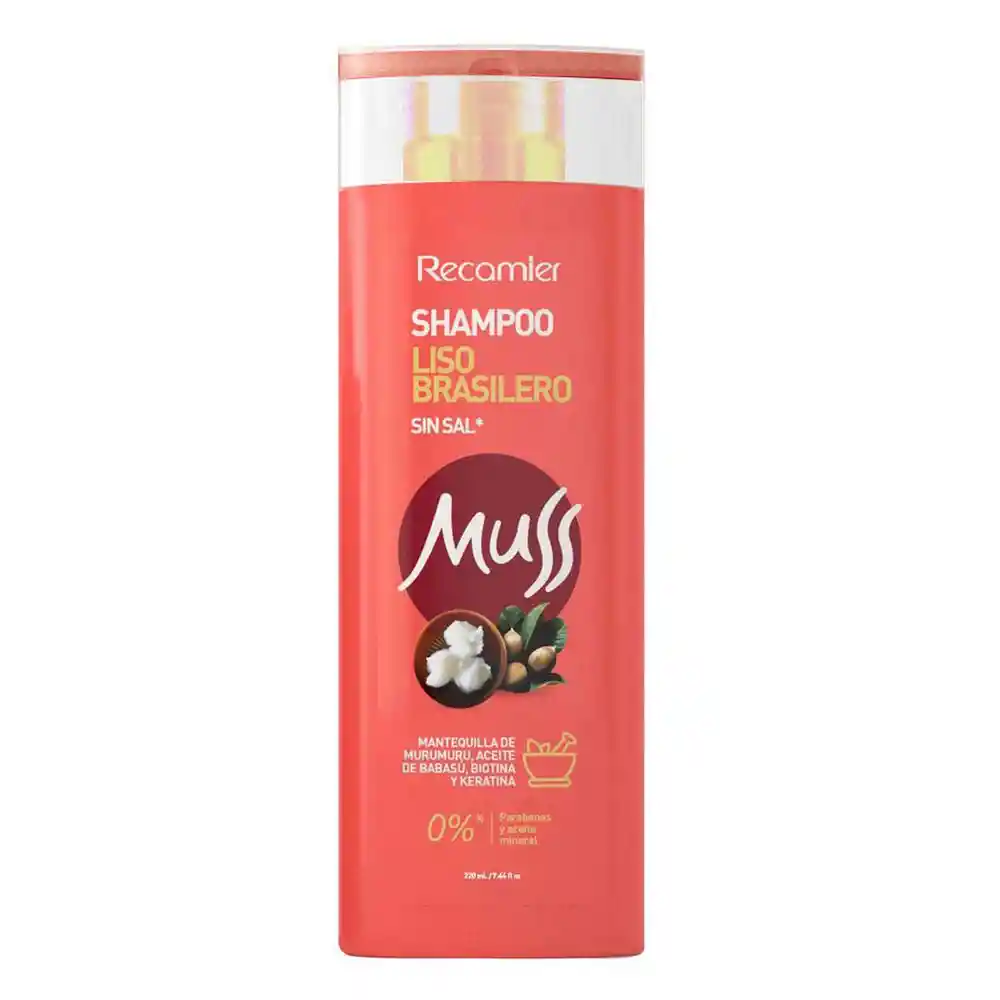 Muss Shampoo Liso Brasilero sin Sal 