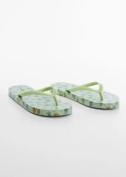 Chanclas Palm Verde Talla 27 Niños Mango