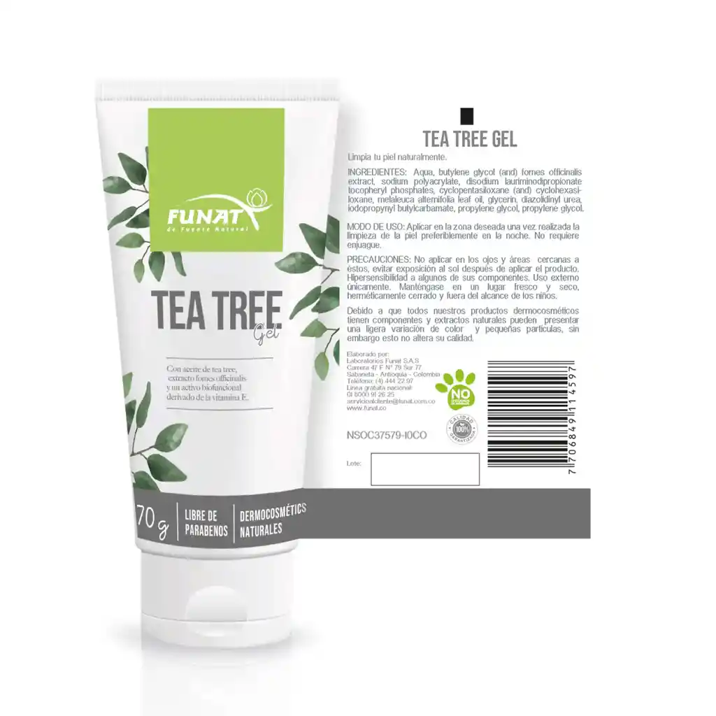 Funat Gel Hidratante Tea Tree