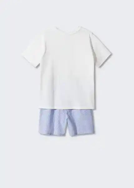 Pijama Sam Offwhite Talla 14 Niños Mango