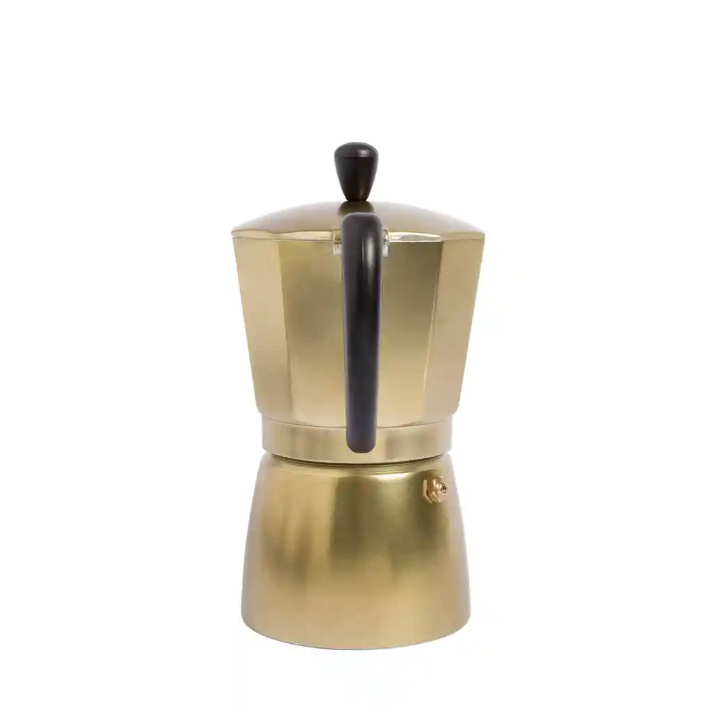 Cafetera Moka Dorada Ambiente Gourmet