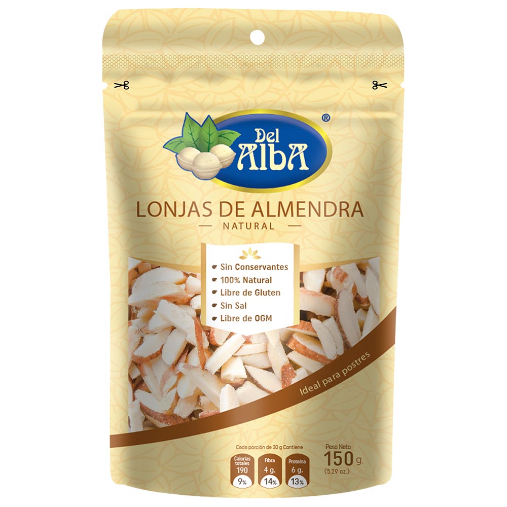 Almendra en Lonjas Del Alba 150 g