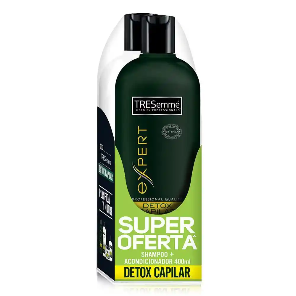 Tresemme Shampoo y Acondicionador Detox Capilar 