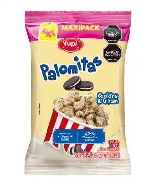 Yupi Palomitas Sabor Cookies y Cream