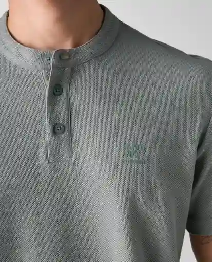 Camiseta Polo Hombre Verde Talla M 802G006_VER165804 Americanino