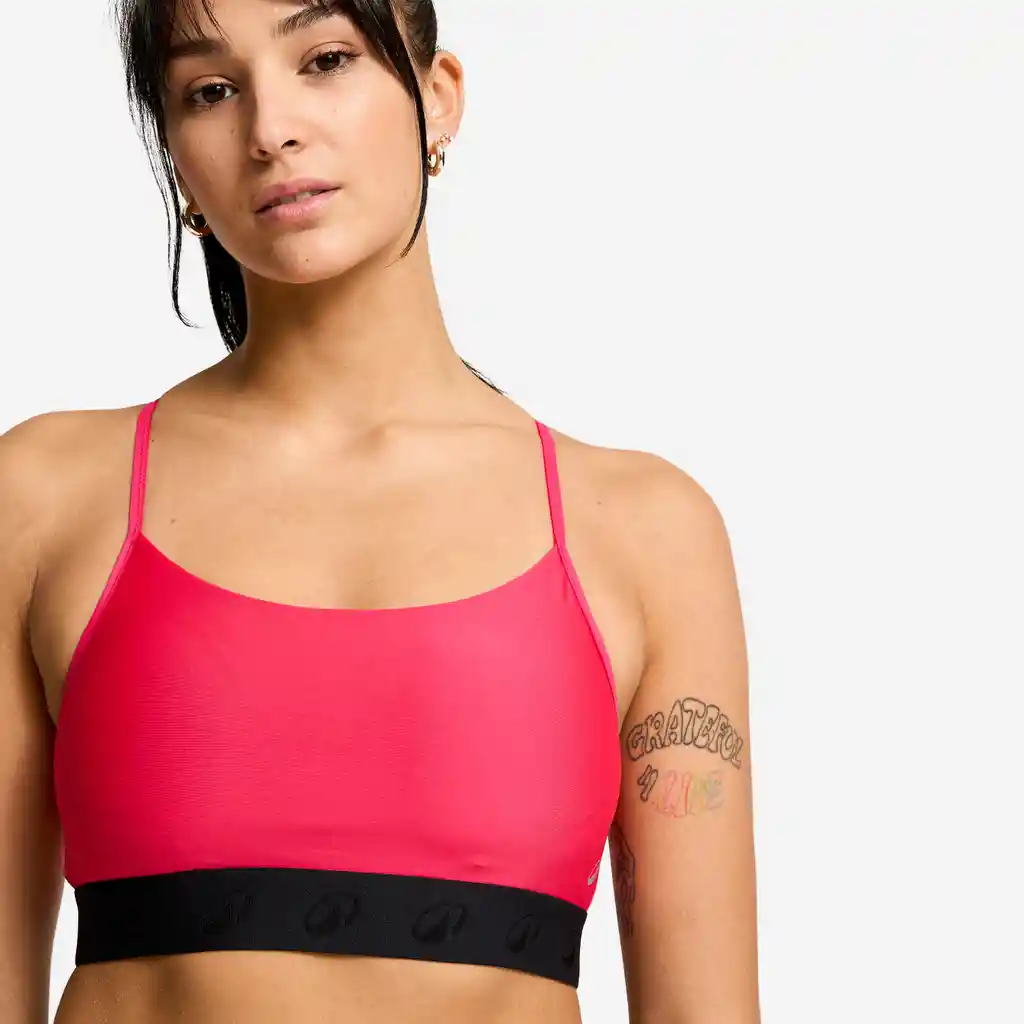 Top Deportivo de Soporte Ligero Para Mujer - Rosado