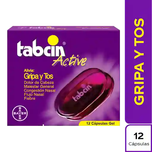 Tabcin Antigripal Active Liquid Gel