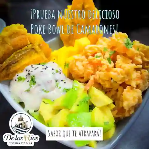Poke Bowl de Camarones Rebozados