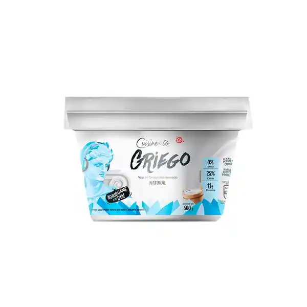 Yogurt Griego Cuisine&co Descremado Natural