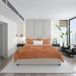 Cubrecama H&h Doble Con Microfibra 100 Hilos