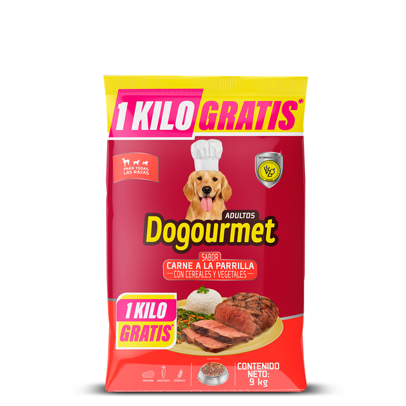 Dogourmet Alimento Para Perros Carne a la parrilla 9 kg