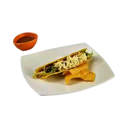 Taco con Frijol Refrito