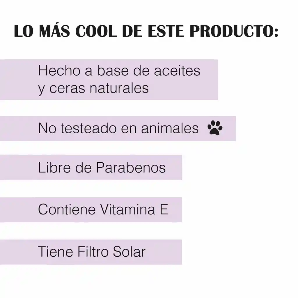 Glips Cosmetics Humectante Para Labios Uva 4.5 g